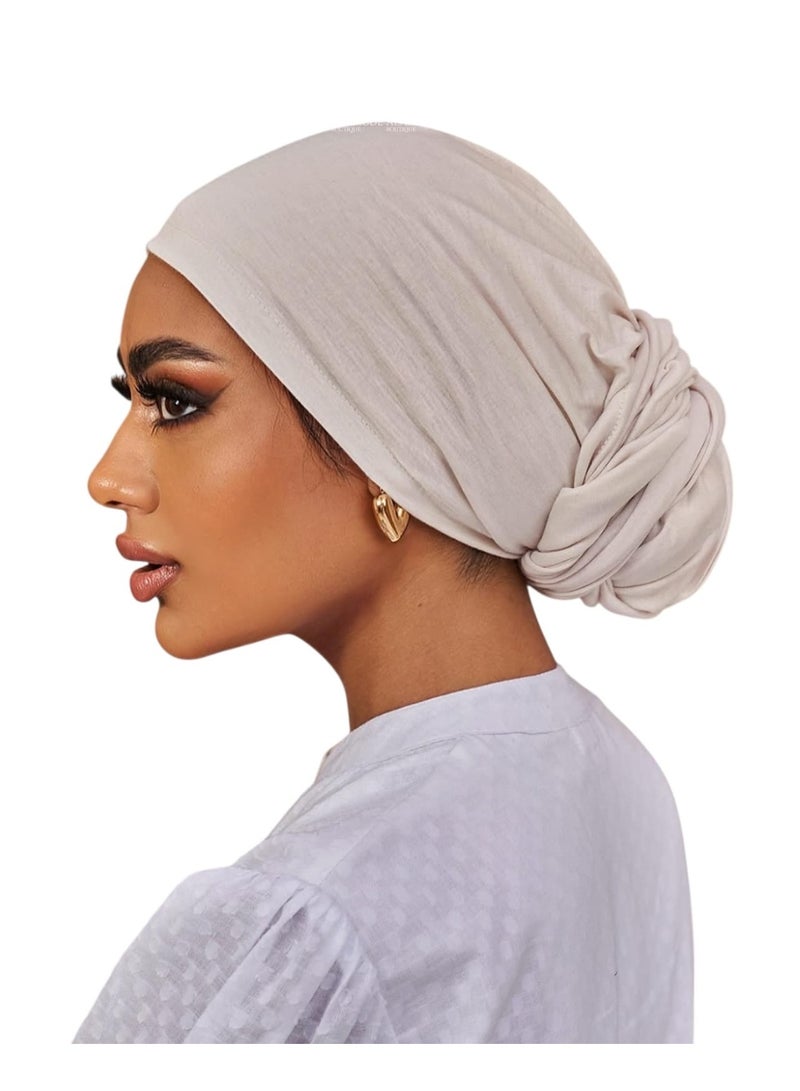 Turban Pack Twist Color Cafe Material Cotton - Image 2