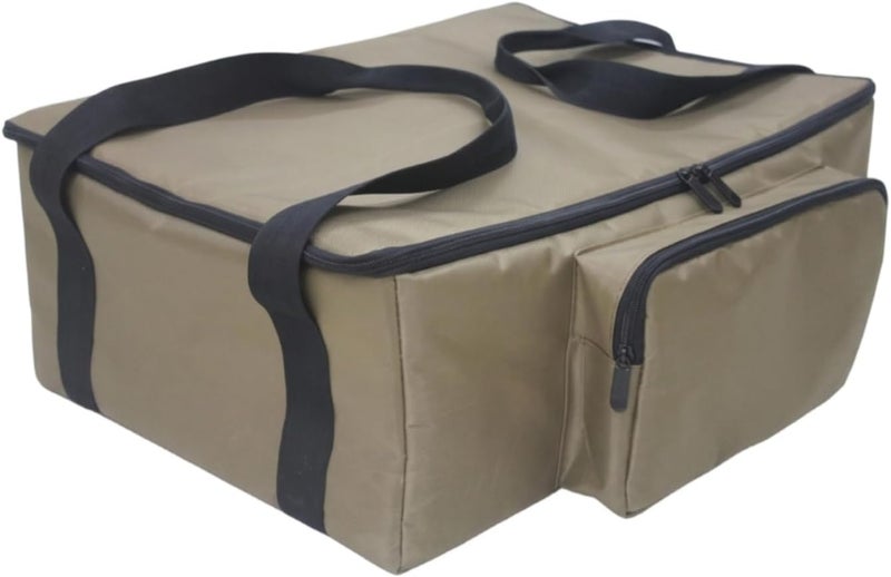 Qianly Zippered Padded Portable Printer Carrying Bag Printer Carrying Bag, Array, Khaki - Image 1