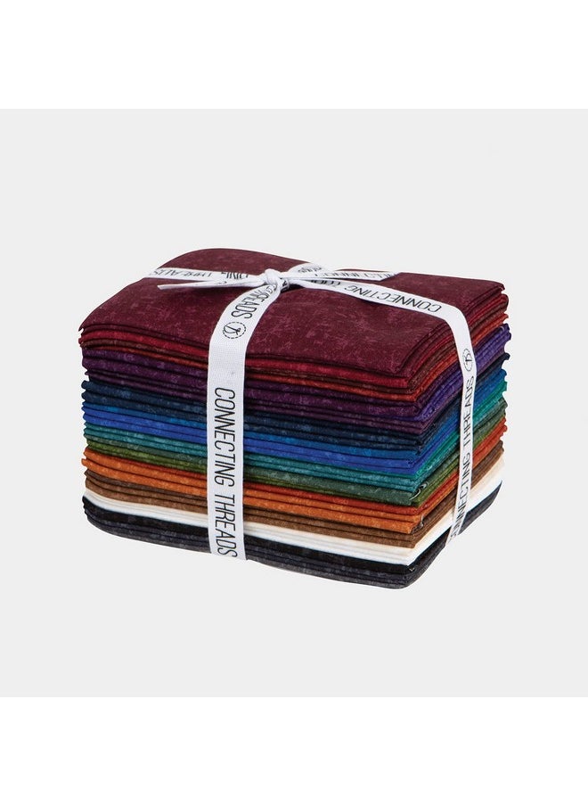 Connecting Threads Blender Collection Precut 24 Pcs 18"X22" 100% Cotton Quilting Fabric Bundle Fat Quarter (Weathered Tonals)  - Image 5