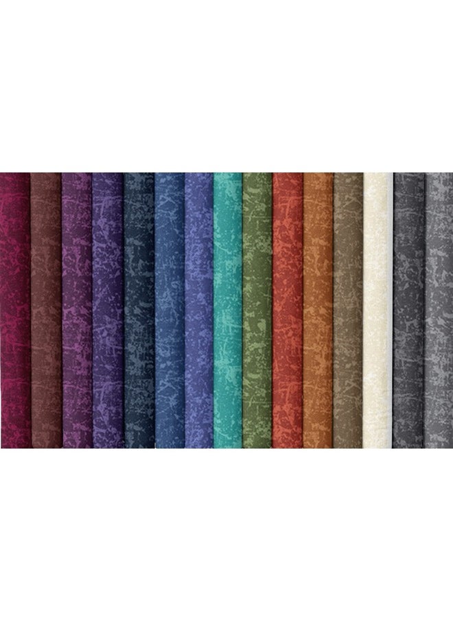 Connecting Threads Blender Collection Precut 24 Pcs 18"X22" 100% Cotton Quilting Fabric Bundle Fat Quarter (Weathered Tonals)  - Image 3
