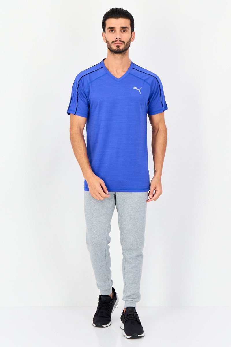 PUMA Men Sportswear Fit Short Sleeve Training T-Shirt, Blue - Image 4