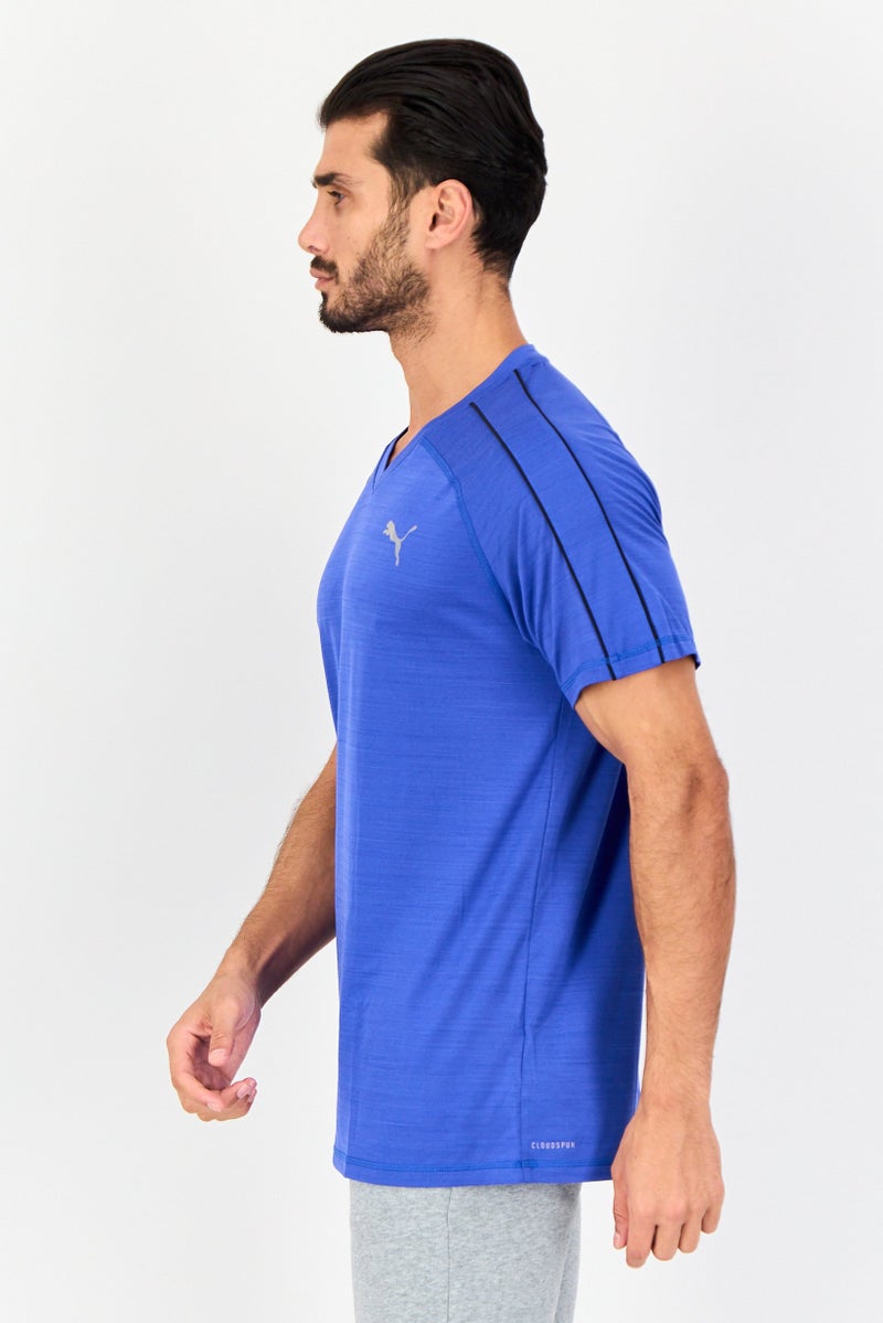 PUMA Men Sportswear Fit Short Sleeve Training T-Shirt, Blue - Image 2