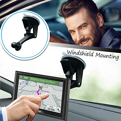 Randconcept - GPS Mount for Garmin | GPS Dashboard Mount Dash Windshield Window Car Holder for Garmin Nuvi RV Dezl Drive Drivesmart Driveassist and More - Image 4
