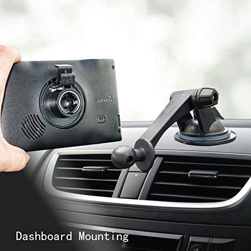 Randconcept - GPS Mount for Garmin | GPS Dashboard Mount Dash Windshield Window Car Holder for Garmin Nuvi RV Dezl Drive Drivesmart Driveassist and More - Image 2