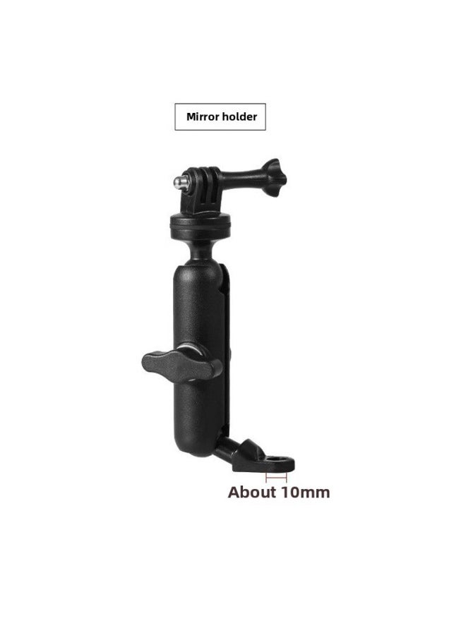 Generic Motorcycle Bicycle Recorder Bracket Riding Sports Camera Handlebar Mirror Holder Action5pro Fixing Accessories-Color:Handlebar  - Image 5