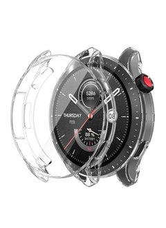 Case Compatible with Amazfit GTR 4 / GTR4 Pro Case Watch Soft TPU Shockproof Cover Slim Guard Thin Bumper Shell Protector (Clear)