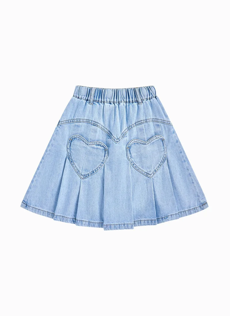 بالابالا Kids Girl Denim Skirt