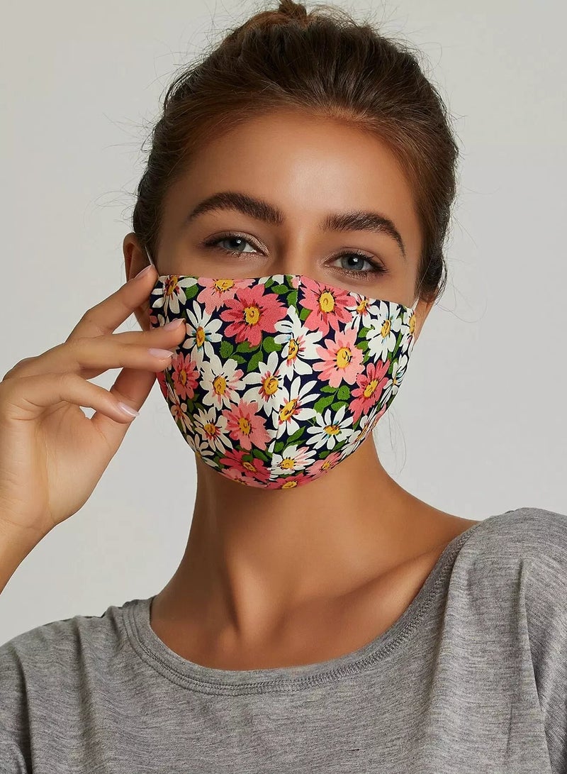 Flower Pattern Face Covering  - Image 1