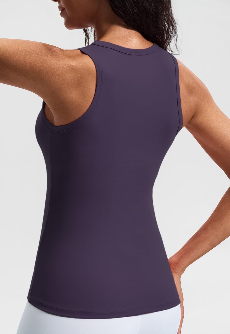 JOYSPELS Workout Tank Tops for Women, Butter Soft Yoga Tops, Slim Fit Athletic Tank - Image 2
