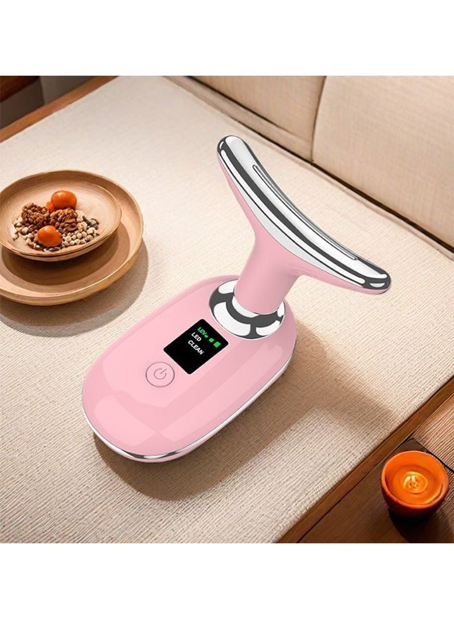 تدليك الوجه العلاج بالضوء الأحمر للوجه والرقبة (الوردي الساطع) - Image 4