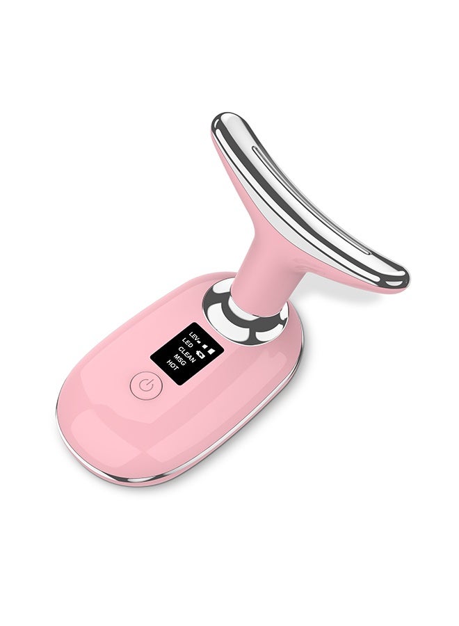 تدليك الوجه العلاج بالضوء الأحمر للوجه والرقبة (الوردي الساطع) - Image 1