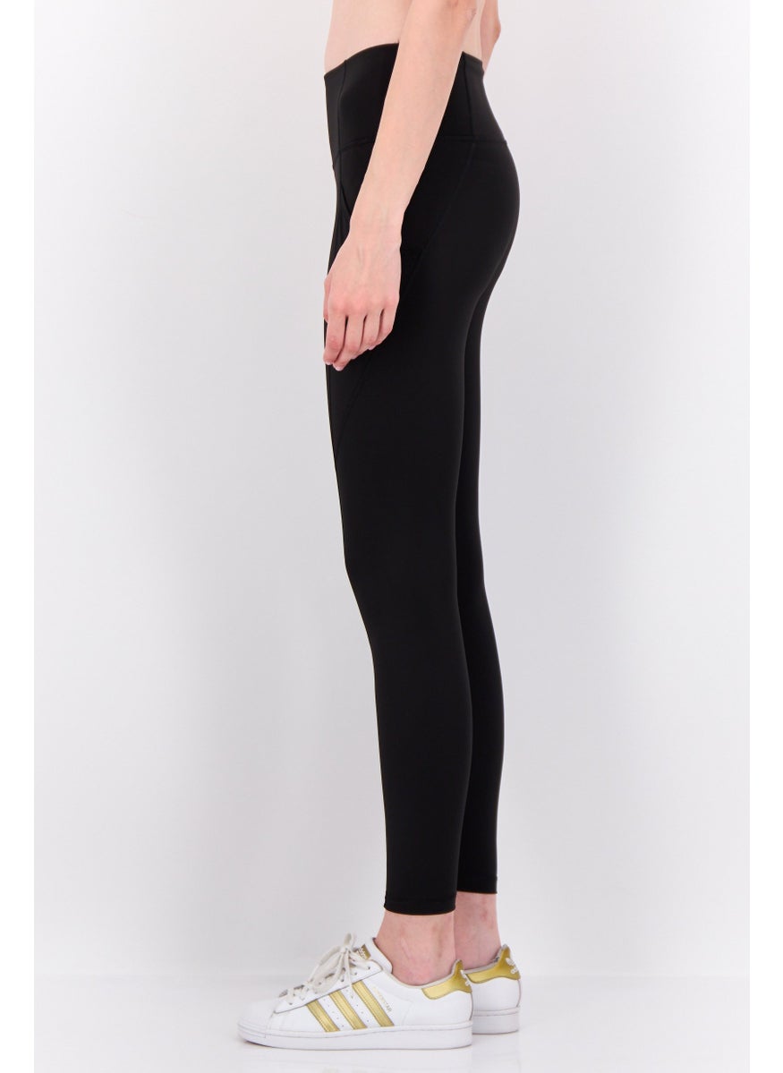 PUMA Women Sportwear Fit Brand Logo Training Leggings, Black  - Image 2