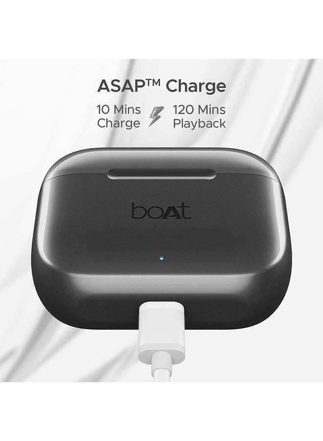 boAt Airdopes 161 with ASAP Charge And 40 HRS Playback - Carbon Black - Image 3