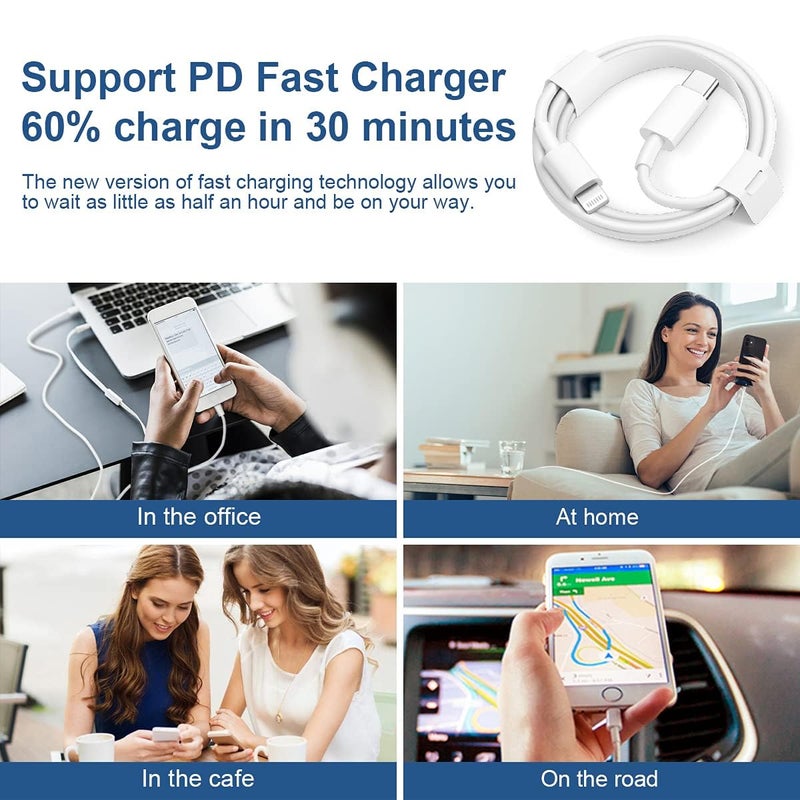 كابل شحن سريع من متوافق مع iPhone 13/13 Pro - Image 4