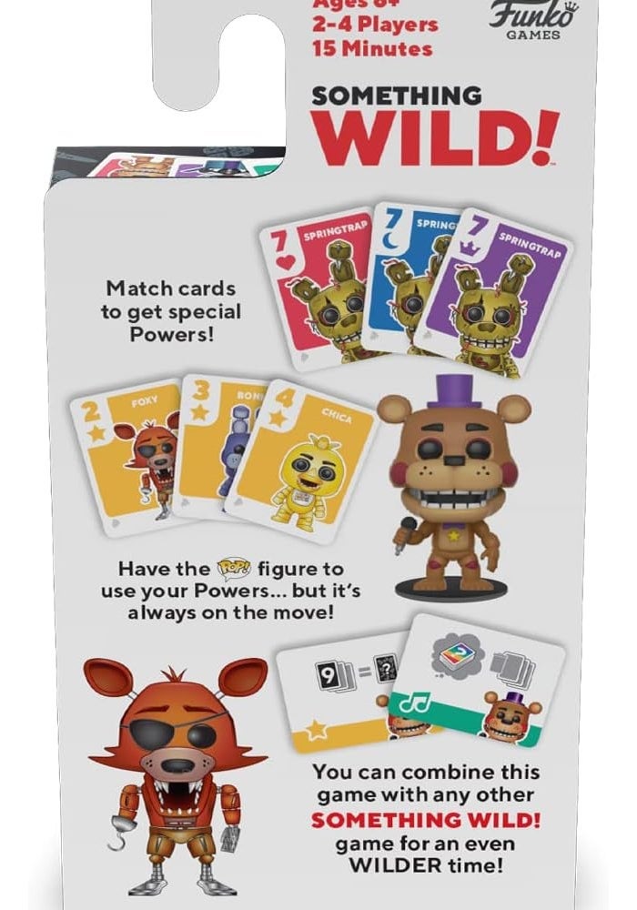 FUNKO GAMES Something Wild! Five Nights at Freddy's with Freddy Pocket Pop! Card Game - Image 3