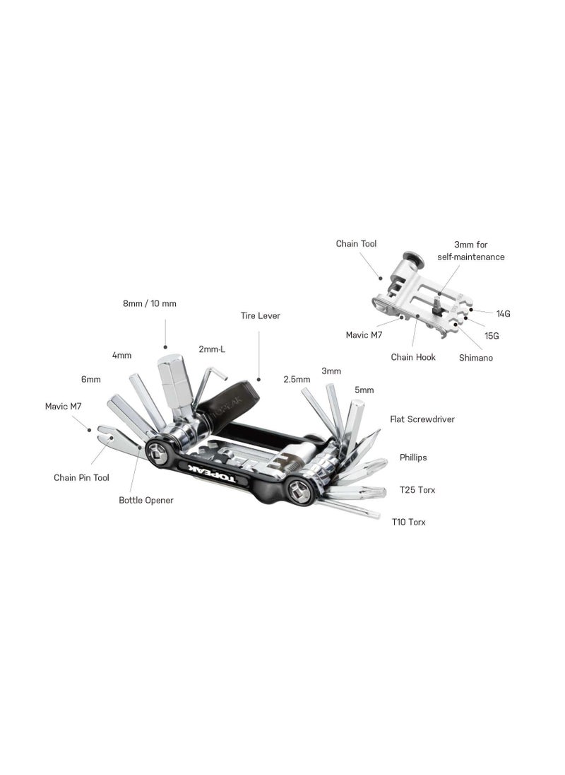 Topeak Tool box Ninja Master +Tool box t20