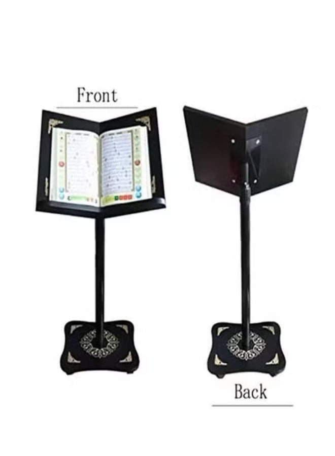 Sundus Adjustable Muslim Quran Book Holder Pen Stand For Convenient Read (Black) - Image 3