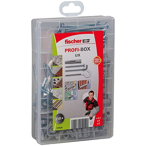 Fischer PROFIbox UX Screw Hook Set 518526 - Image 3