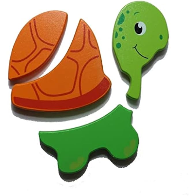 TURTLE SHAPE BLOCK PUZZLE FOR KIDS AGES 18+ MONTHS - Image 4