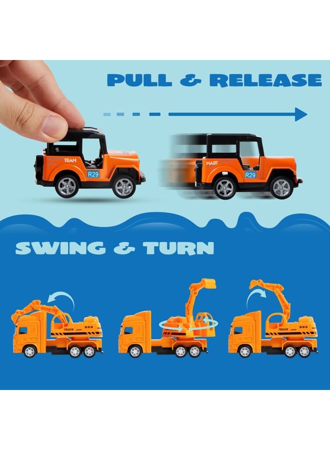 JOYIN 20PCS Die Cast Pull Back Cars, Metal Toy Cars, Car Toys Bulk, Vehicle Set for Toddlers, Child Party Favors, Cake Toppers, Stocking Stuffers, Race Cars Toys for Boys, Gift Car Set for Babies - Image 3