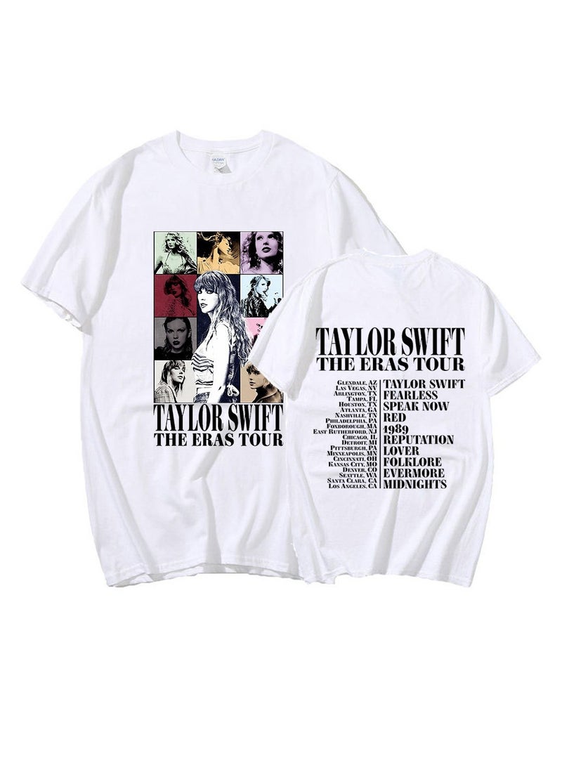 Taylor Swift Taylor Swift The Eras Tour Official Merchandise White Tee 