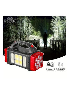 hurry bolt Multifunctional Solar Lamp, USB Charging Emergency Light Torch Multi Mode Emergency, IP44 Waterproof Also Power Bank HB1678  - Image 2