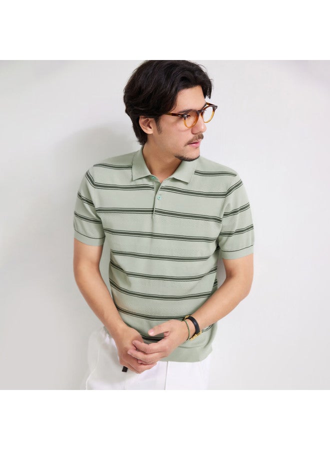 Judger Zhuangji Men's Short-sleeve T-shirt, Summer New Style, Business Casual, Soft Breathable, Turn-down Collar Polo - Image 4