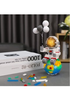 Y&D Astronaut Micro Mini Building Sets, Space Model Block Set,1368 PCS with LED Lighting Kit and Small Balloon for Adults Teens  - Image 3