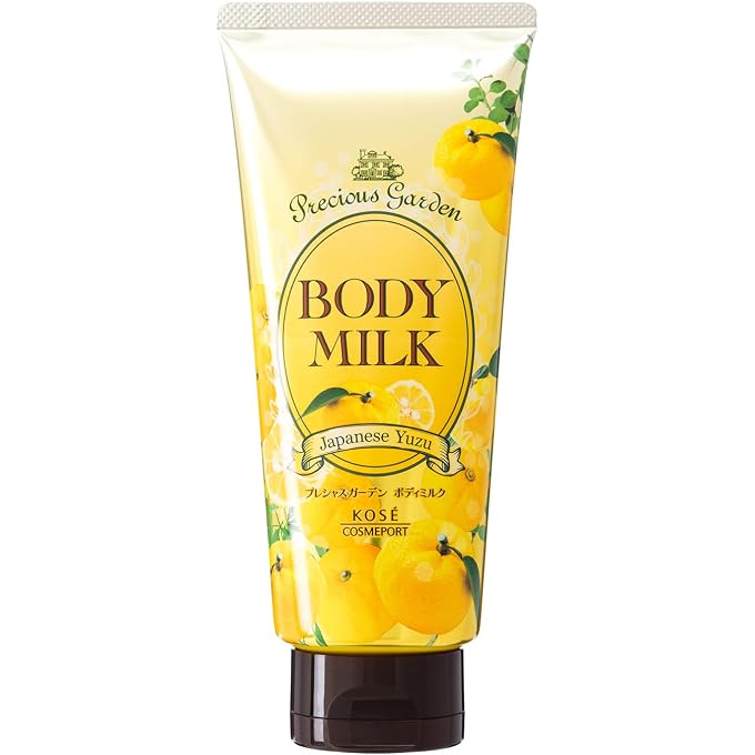 Posee Precious Garden KOSE KOSE Body Milk (Japanese, Yuzu), 7.1 oz (200 g) - Image 1