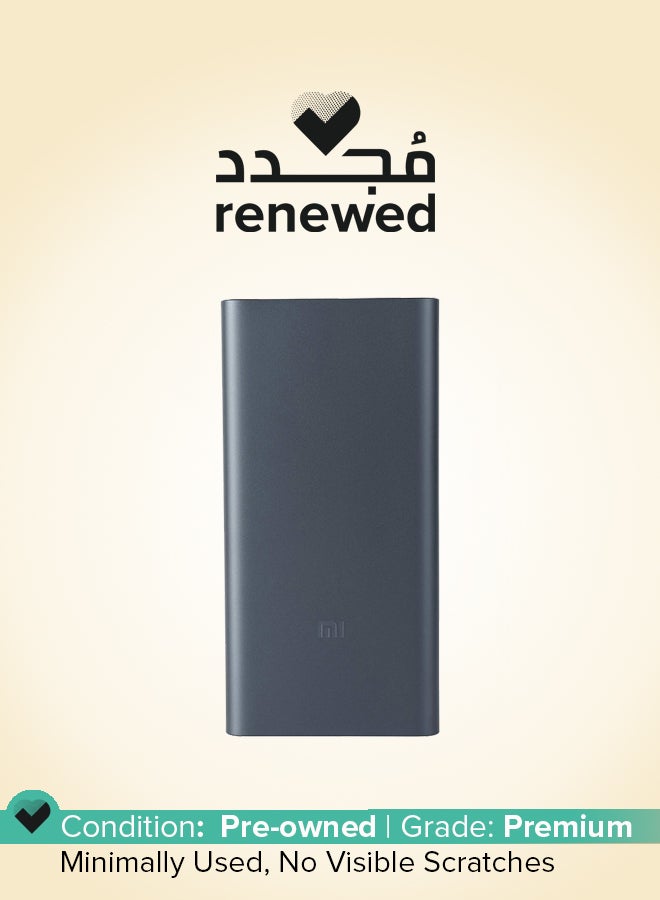 Xiaomi Renewed -18W Mi Power Bank 3i 10000mAh MIDNIGHT BLACK - Image 1