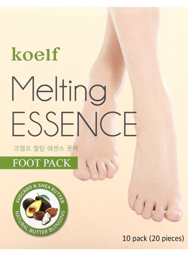 Koelf Melting Essence Foot Pack 10 Pairs