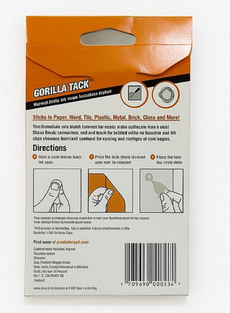 Gorilla غوريلا تاك 56 جرام (84 مربع مقصوص مسبقاً) - Image 2