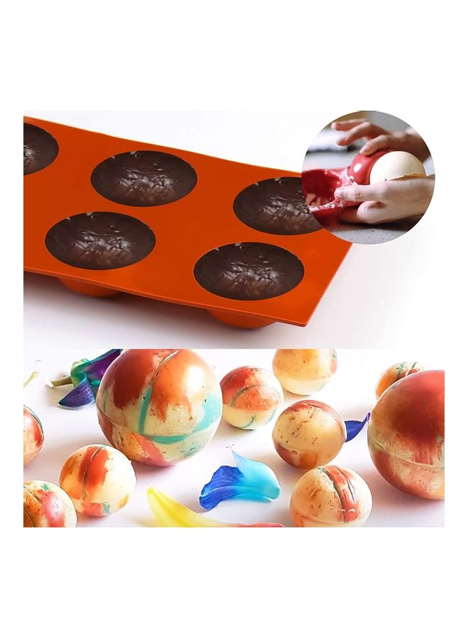 NIBEMINENT Silicone Mold/ Bite Sized Chocolate Bombs Round Dome Half Sphere Mold multicolour one sizecm - Image 3