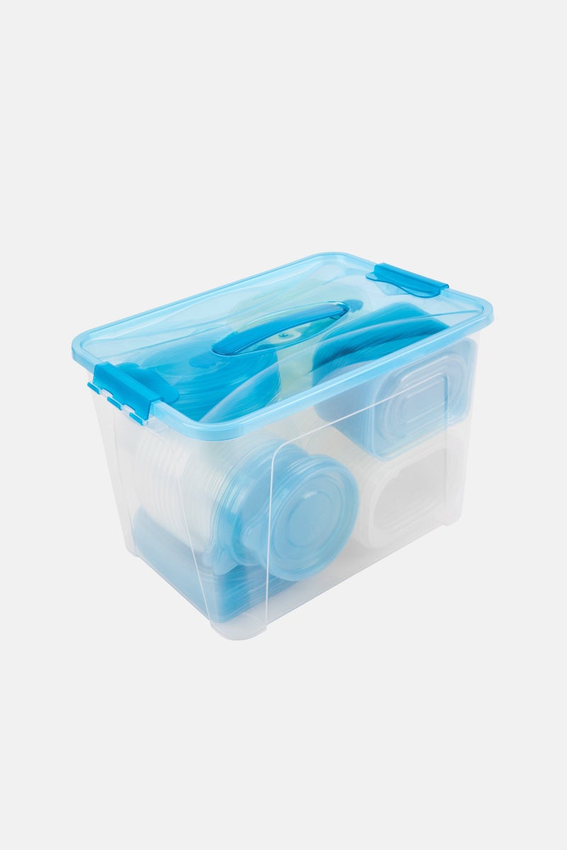 KitchenCraft 50 Pieces Prep n Food Storage Set, Blue  - Image 3