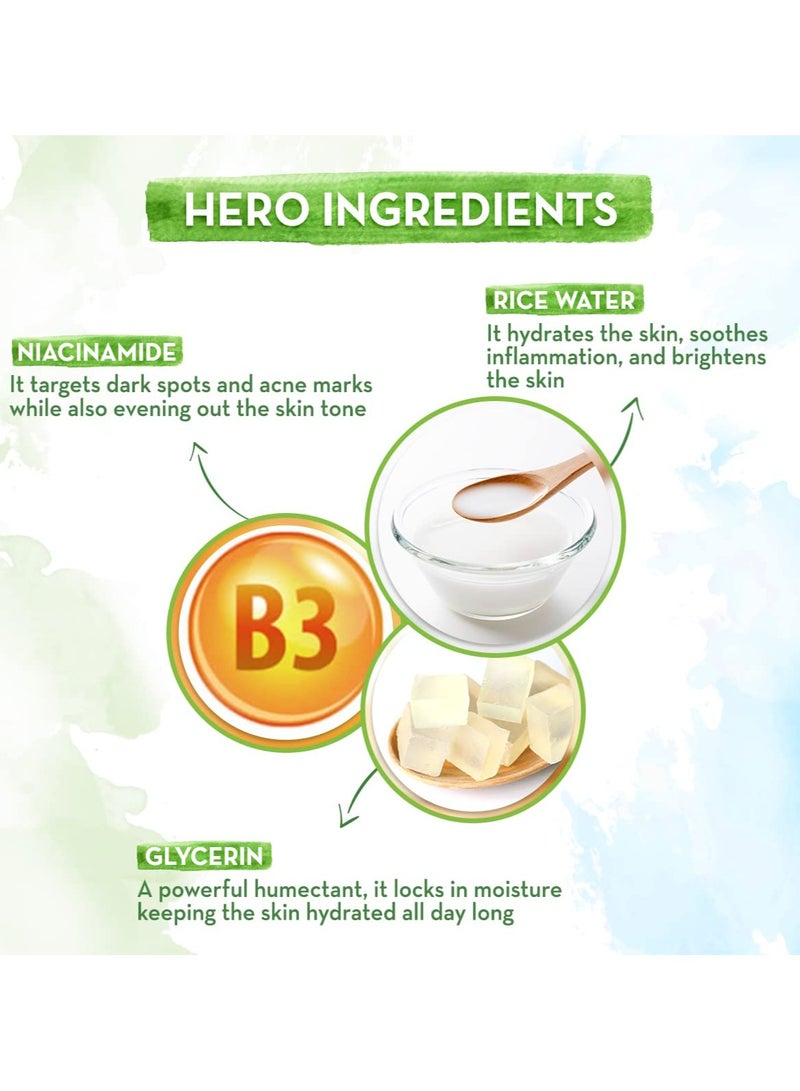 Mama Earth Rice Day Cream for daily use, With Rice Water & Niacinamide for Glass Skin - 50 g - Image 4