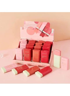 HUDAMOJI Hudamoji On-the-Glow Blush Stick (Fleur The pink 01, 15g)  - Image 5