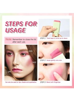 HUDAMOJI Hudamoji On-the-Glow Blush Stick (Fleur The pink 01, 15g)  - Image 2