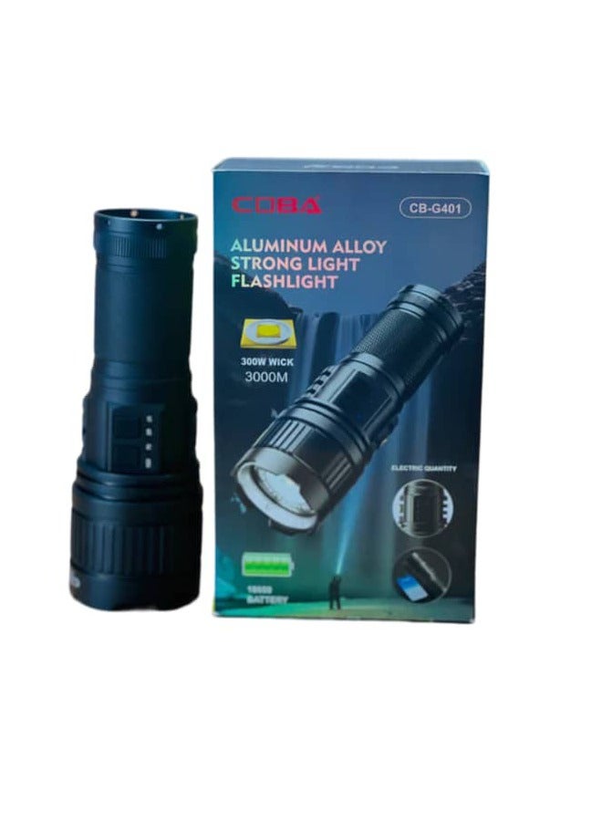 COBA Rechargeable Flashlights High Lumens, 4000LM LED Powerful Super Bright Flash Light, 5 Mode Zoomable Tactical Flashlights High Powered, Waterproof Linternas Emergencies Lights for Home - Image 1