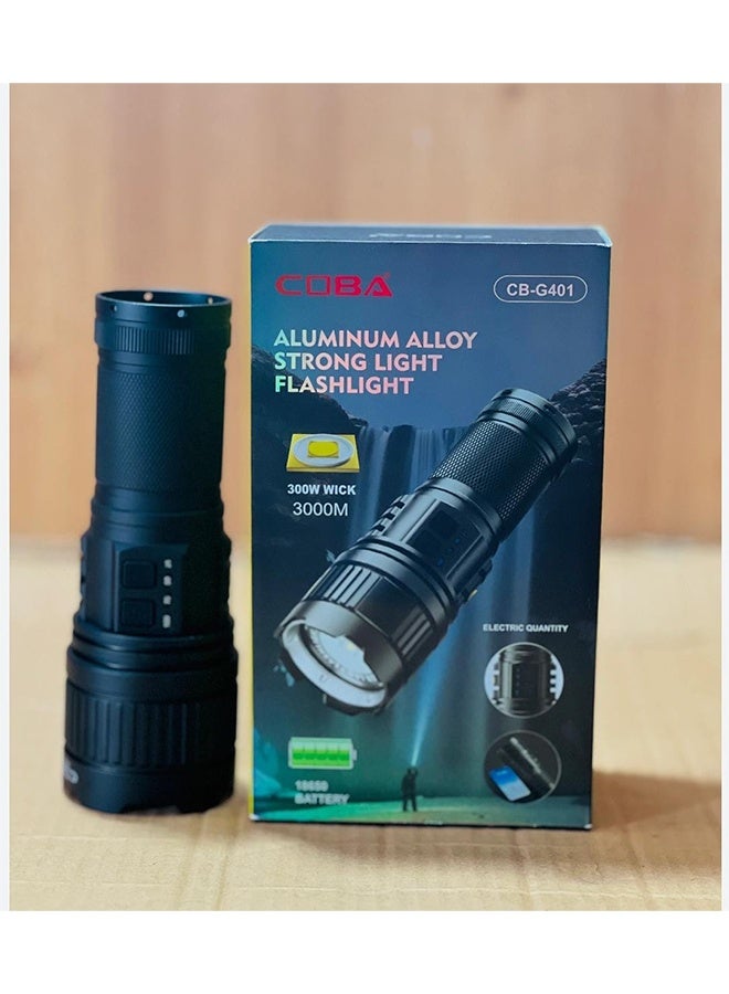 COBA Rechargeable Flashlights High Lumens, 4000LM LED Powerful Super Bright Flash Light, 5 Mode Zoomable Tactical Flashlights High Powered, Waterproof Linternas Emergencies Lights for Home - Image 3