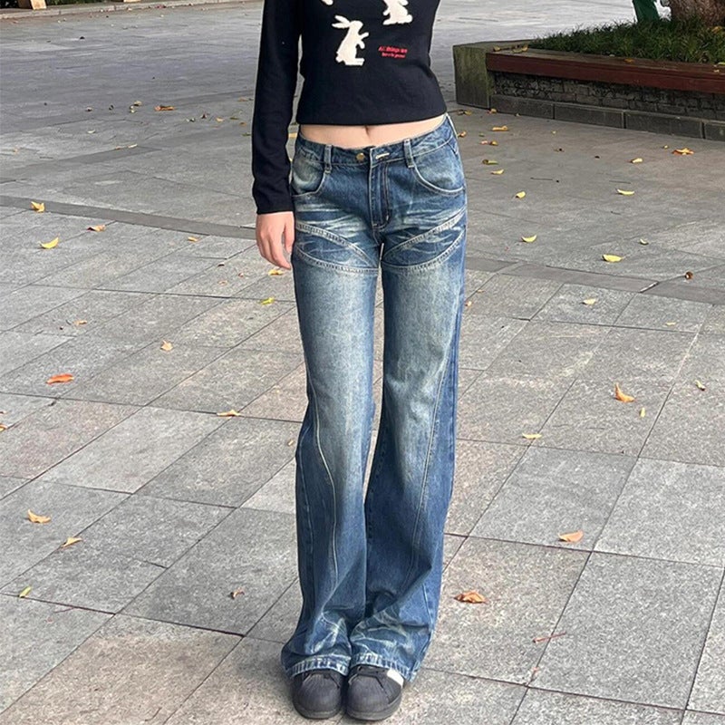 Unisex Casual Daily Denim Jeans - Image 1