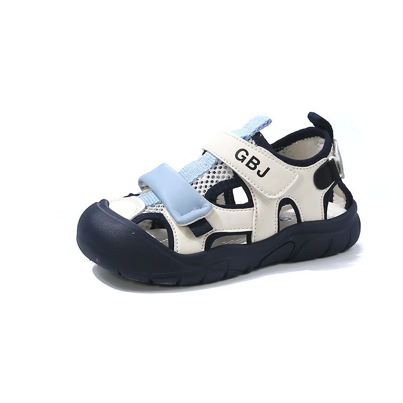 Children'S Sandals 2025 Boys Non-Slip Soft Sole Beach Children'S Shoes Big Boys Sports Frame Shoes - Image 1