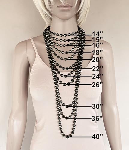 DragonWeave 9.5mm Extra Large Gunmetal Steel Ball Chain Mens Necklace with Extra Durable Color Protect Finish - 36 inches - Image 5