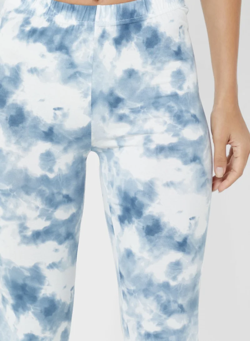 VERO MODA High Waist Printed Leggings