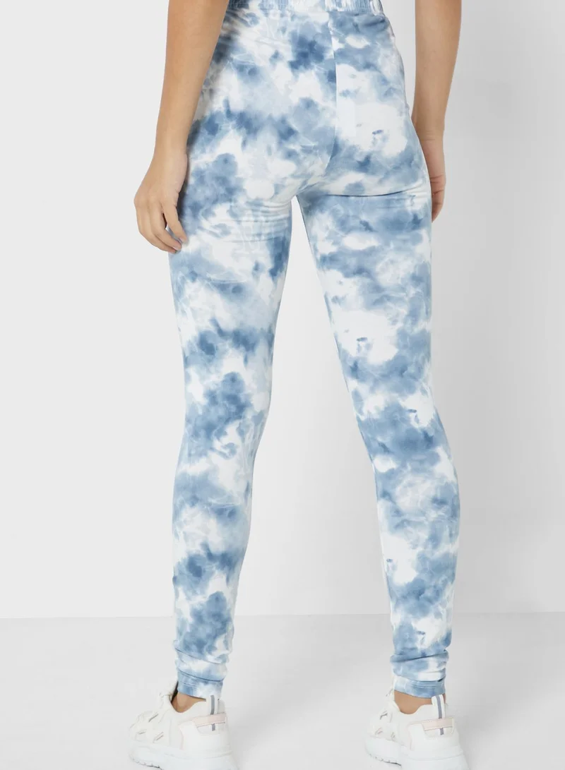 VERO MODA High Waist Printed Leggings