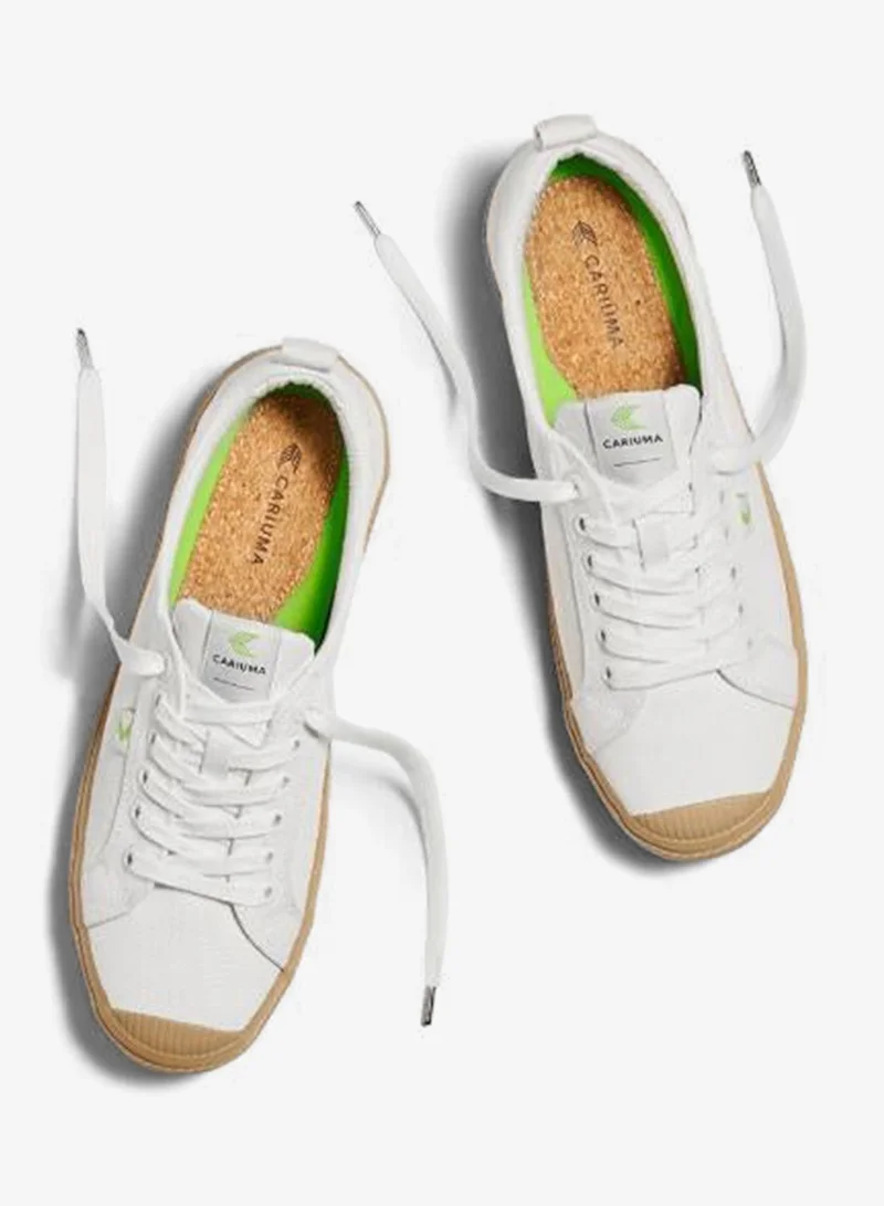 Cariuma  OCA Low Gum Off-White Canvas Sneaker  | Best Price UAE
