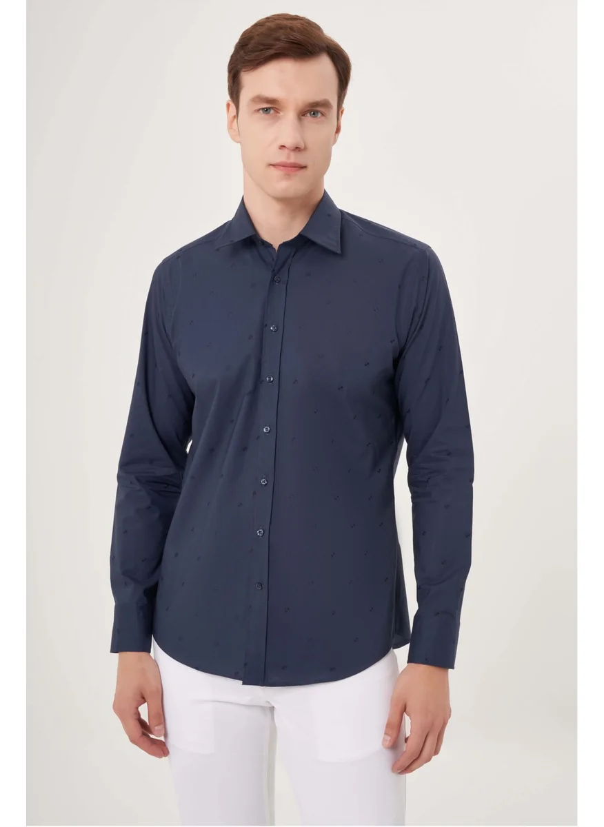 Bisse Men's Regular Fit Sports Shirt BLACK GM23Y231112_D39