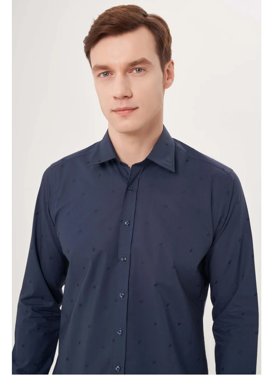 Bisse Men's Regular Fit Sports Shirt BLACK GM23Y231112_D39
