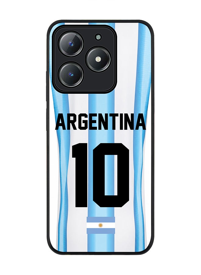 Stylizedd For Realme C63 / Realme C61 4G Case,Slim fit Camera Protection, Shockproof Thin Phone cover  - Football Team Argentina World Cup 2026 - Image 1
