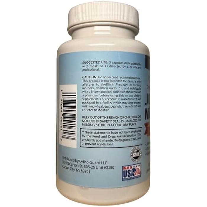 Joint Matrix, Glucosamine Chondroitin MSM Complex, 120 Capsules - Image 4