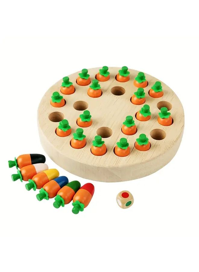 Mushroom Memory Chess Game Wooden Color Matching Set For Kids 3 6 Years Old - Image 5